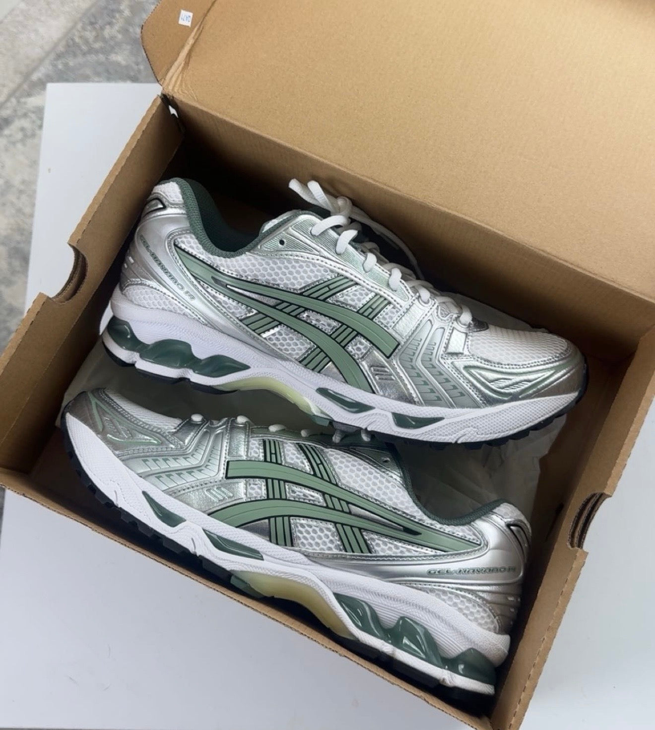 ASICS GEL-KAYANO 14 SLATE GREY/PURE SILVER