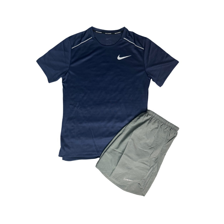 NIKE MILER 1.0 MIDNIGHT NAVY X GREY CHALLENGER 7"