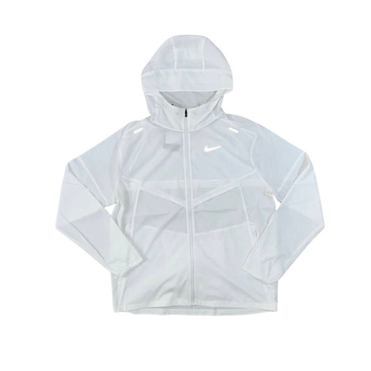 NIKE WHITE UV REPEL WINDRUNNER JACKET