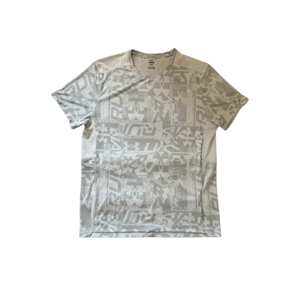 UNDER ARMOUR HALO GREY LAUNCH PRINT T-SHIRT