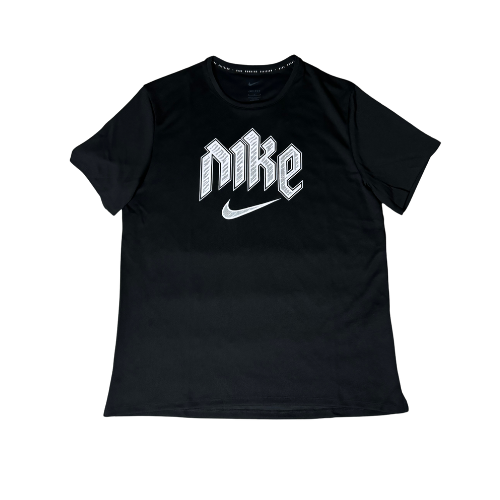 NIKE BLACK/WHITE RUN DIVISION MILER