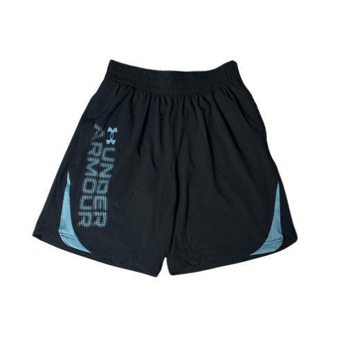 UNDER ARMOUR BLACK/BLUE SHORTS