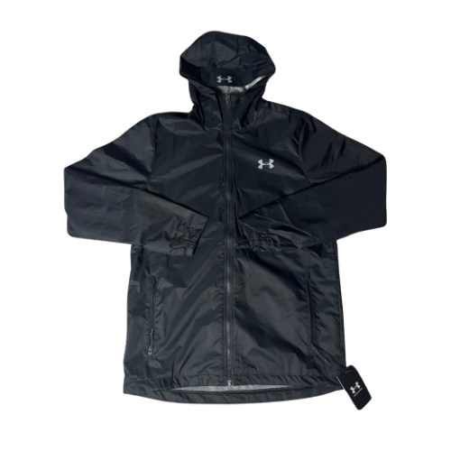 UNDER ARMOUR BLACK/GREY WINDBREAKER JACKET