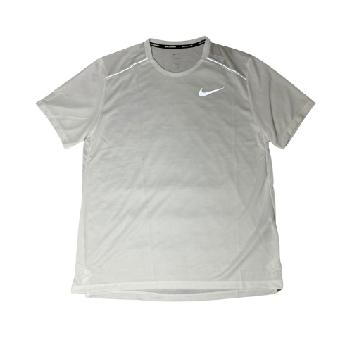 NIKE WHITE MILER 1.0 T-SHIRT