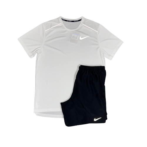 NIKE MILER 1.0 WHITE X BLACK NIKE CHALLENGER 7"